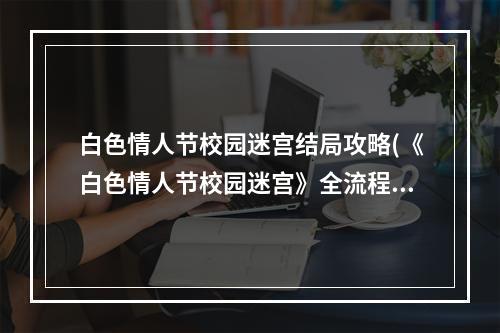 白色情人节校园迷宫结局攻略(《白色情人节校园迷宫》全流程、全收集及白金攻略全流程攻)