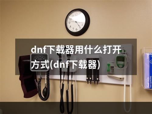 dnf下载器用什么打开方式(dnf下载器)