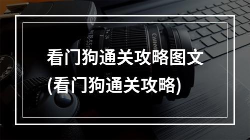 看门狗通关攻略图文(看门狗通关攻略)